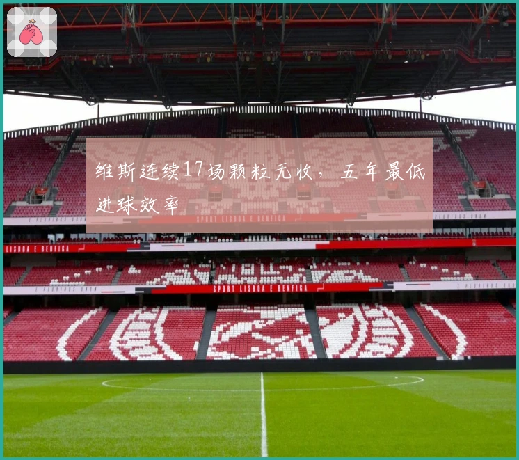 维斯连续17场颗粒无收，五年最低进球效率